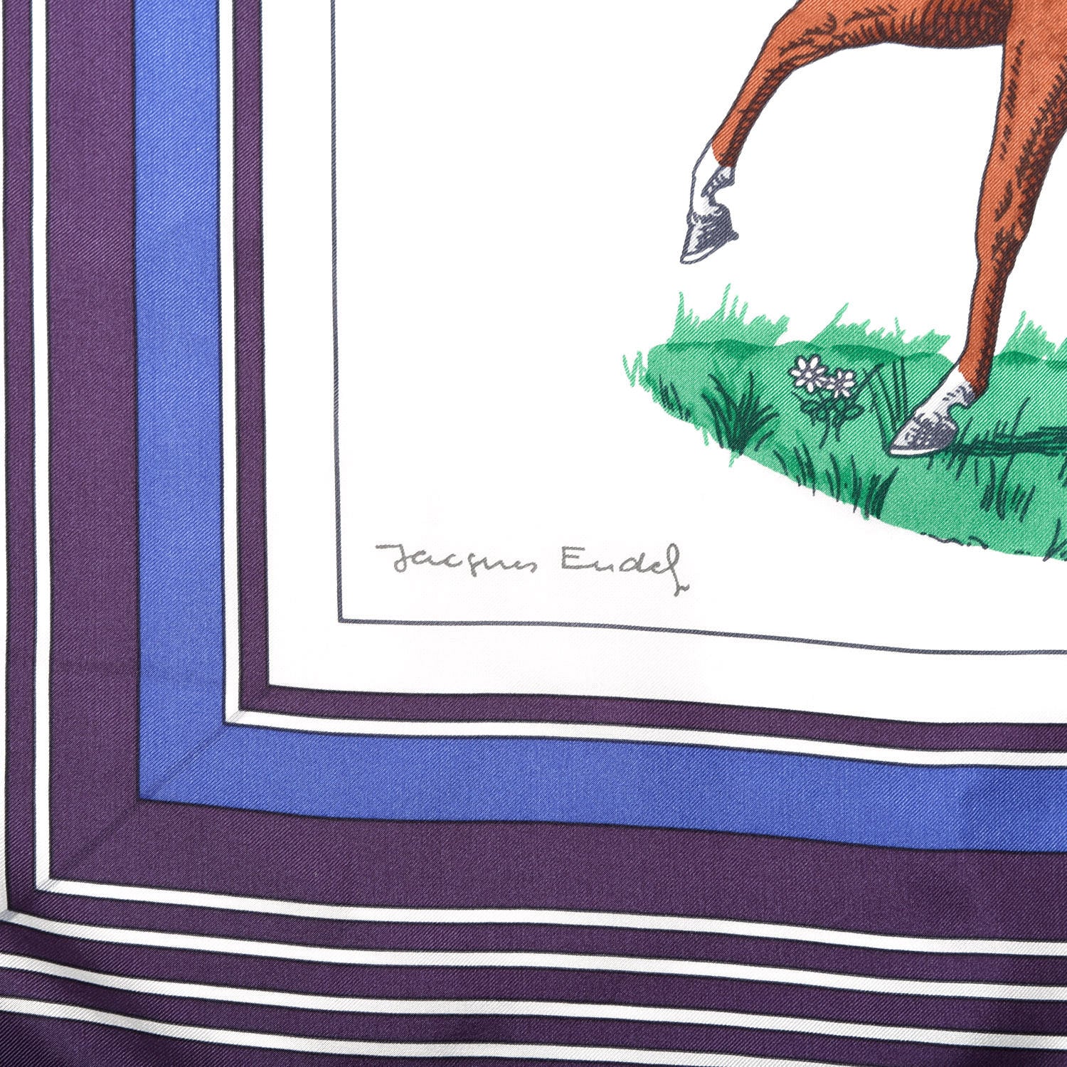 Hermes Silk Couvertures Et Tenues de Jour Scarf 140 3 of 7