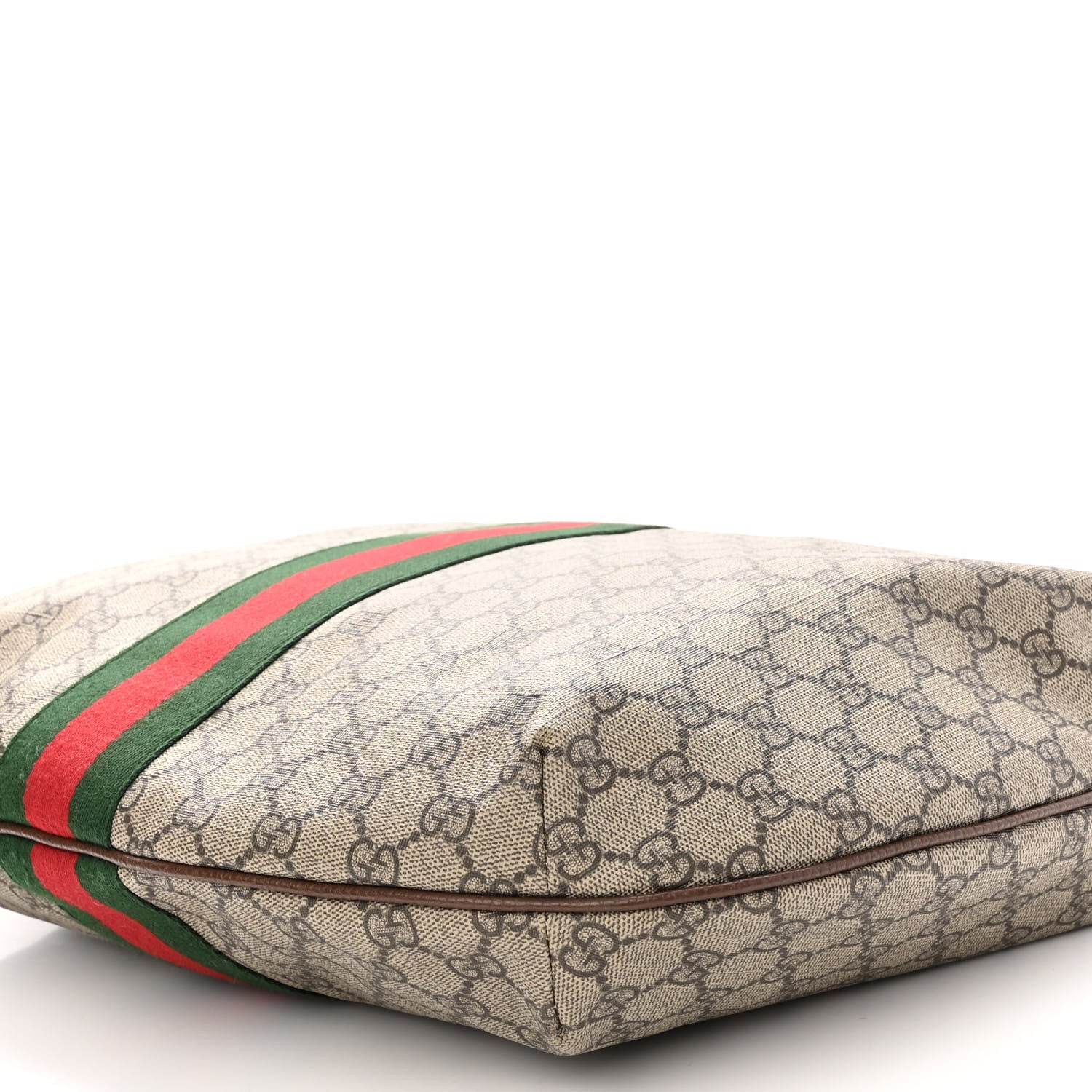 Gucci GG Supreme Monogram Web Ophidia Half Moon Hobo Brown 10 of 10