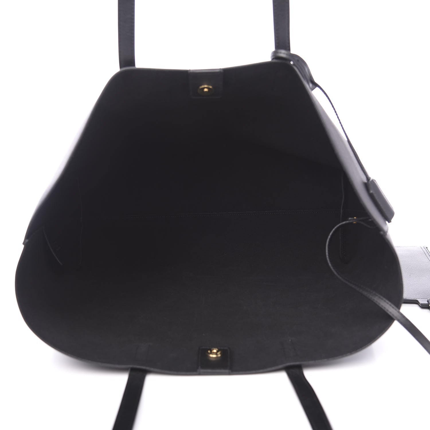 Saint Laurent Calfskin Large Shopping Tote Black 4 of 8