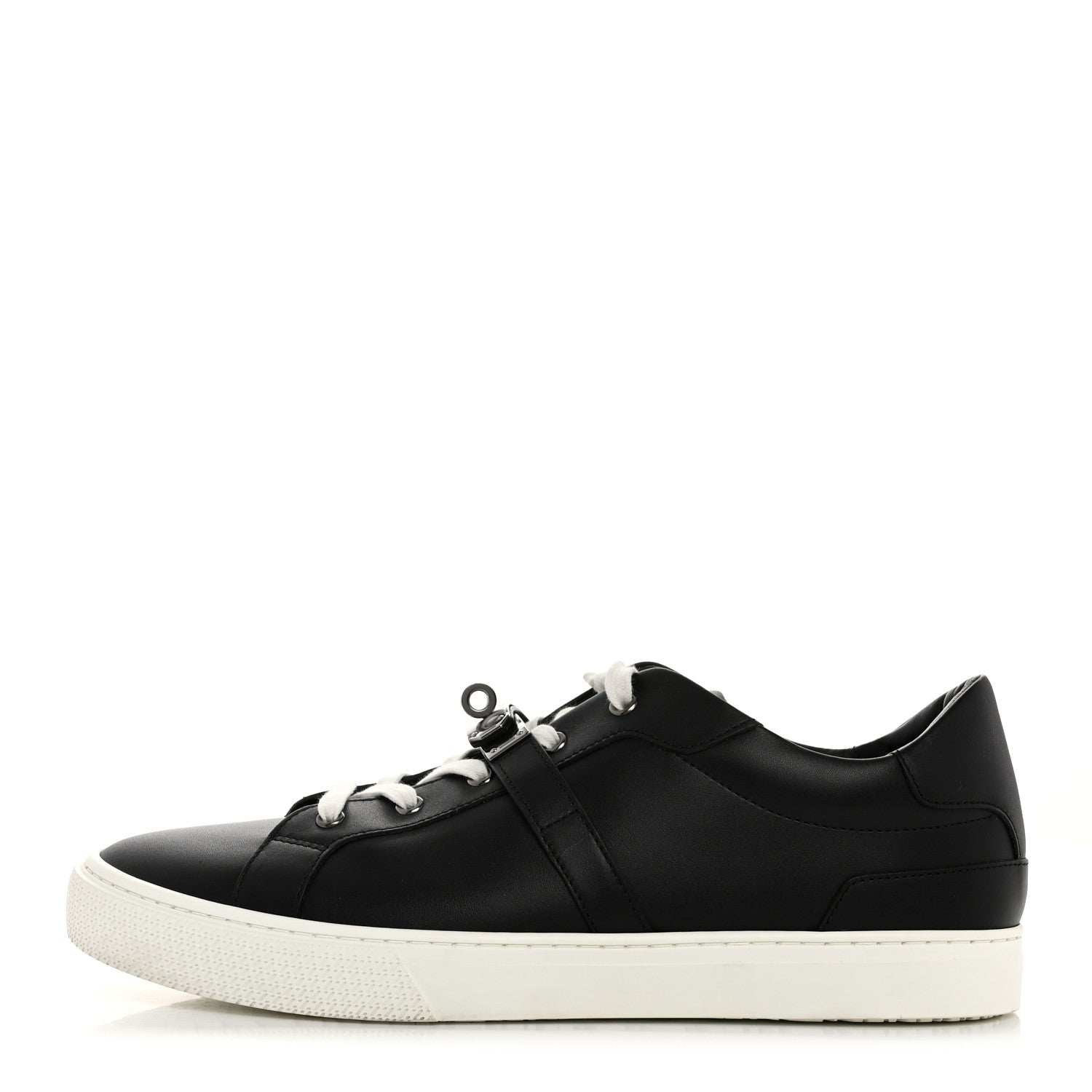 Hermes Calfskin Day Sneakers 44 Black 1 of 7