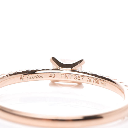 Cartier 18K Pink Gold Diamond Etincelle De Engagement Ring 49 4.75 5 of 5
