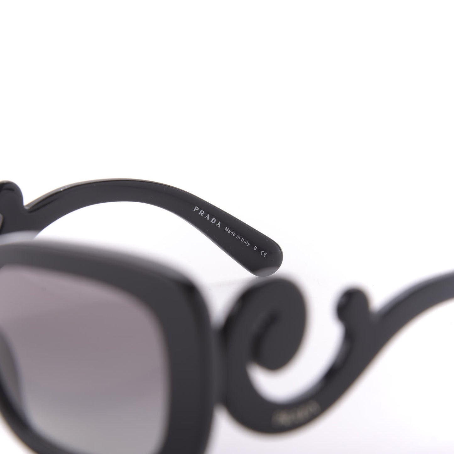 Acetate Baroque Sunglasses SPR 27O Black