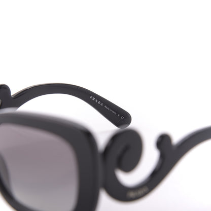 Prada Acetate Baroque Sunglasses SPR 27O Black 6 of 9