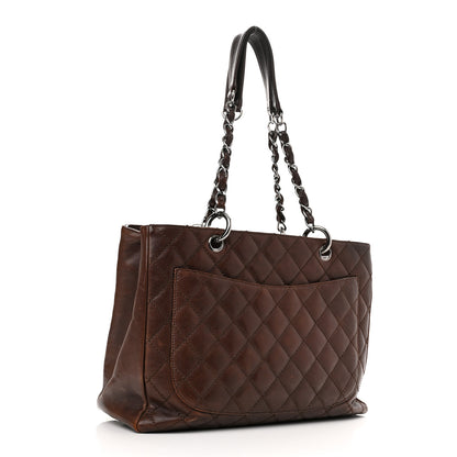 Chanel Lambskin Quilted Tote Brown 2 of 11