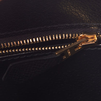 Hermes Madame Calfskin Birkin Sellier 25 Black 18 of 31