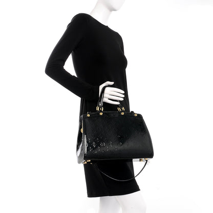 Louis Vuitton Vernis Brea MM Black 3 of 10