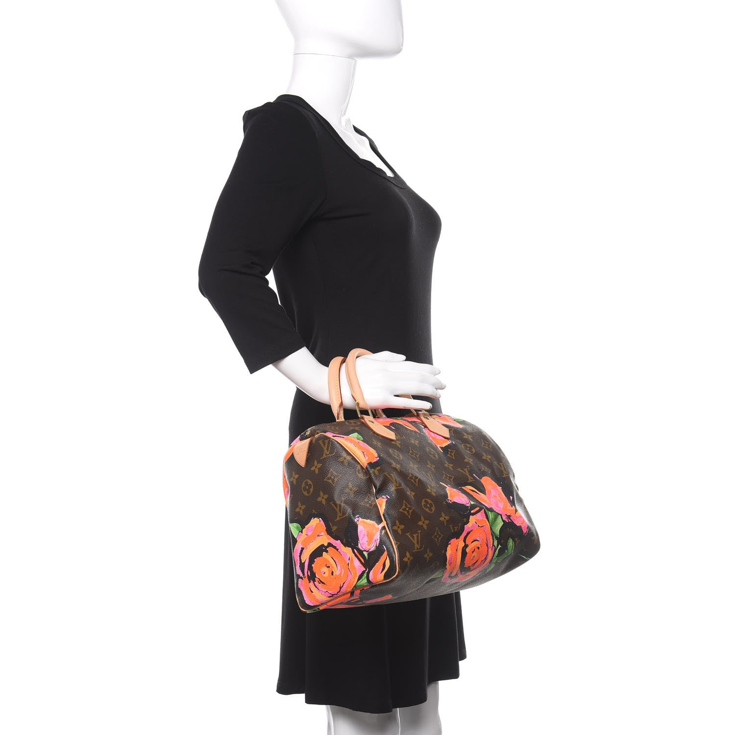 Louis Vuitton Monogram Roses Speedy 30 2 of 10
