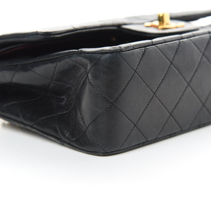 Chanel Lambskin Quilted Small Double Flap Black 10 of 19