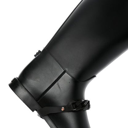 Givenchy PVC Chain Strap Rain Boots 40 Black 8 of 11