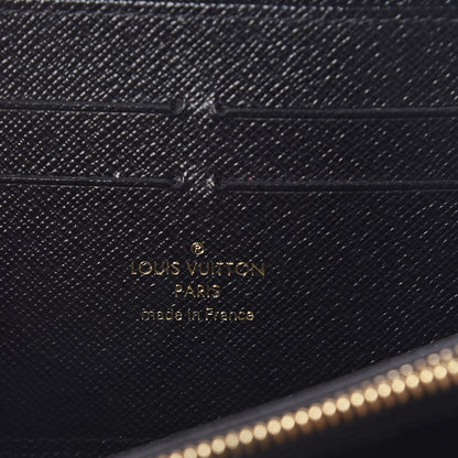 Louis Vuitton Calfskin Colored Monogram Zippy Wallet Blue Black 6 of 6