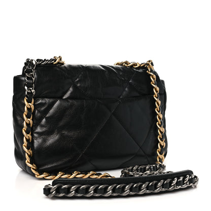 Chanel Lambskin Quilted Medium Chanel 19 Flap Black 3 of 11