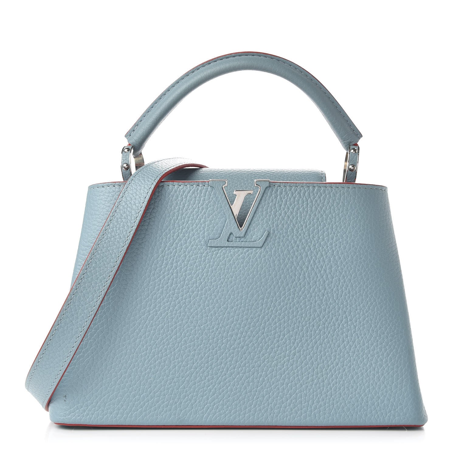 Louis Vuitton Taurillon Capucines BB Ciel 1 of 11