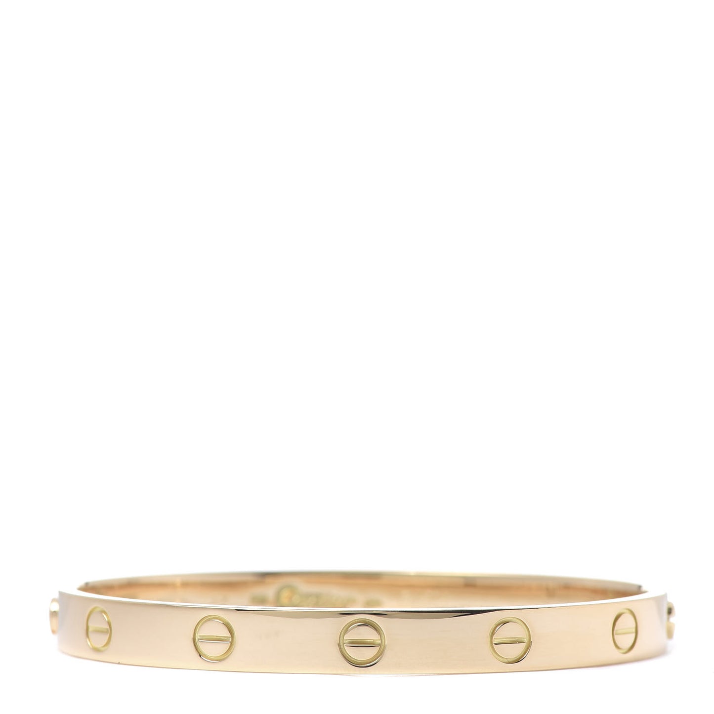 18K Yellow Gold LOVE Bracelet 17