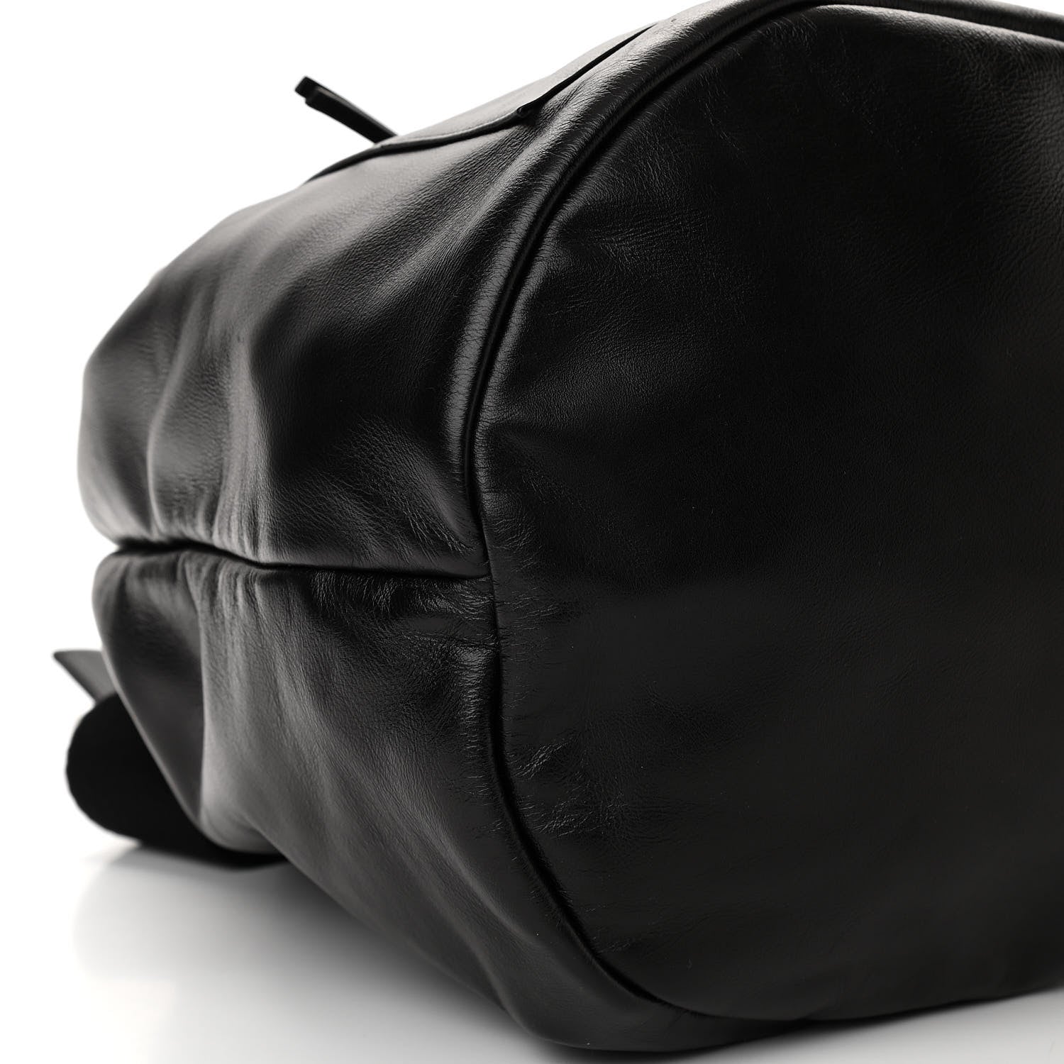 Saint Laurent Smooth Calfskin City Sailor Drawstring Backpack Black 10 of 11