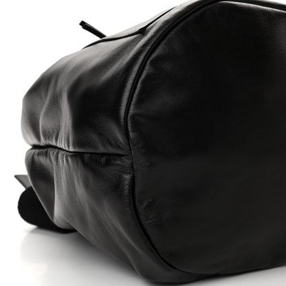 Saint Laurent Smooth Calfskin City Sailor Drawstring Backpack Black 10 of 11