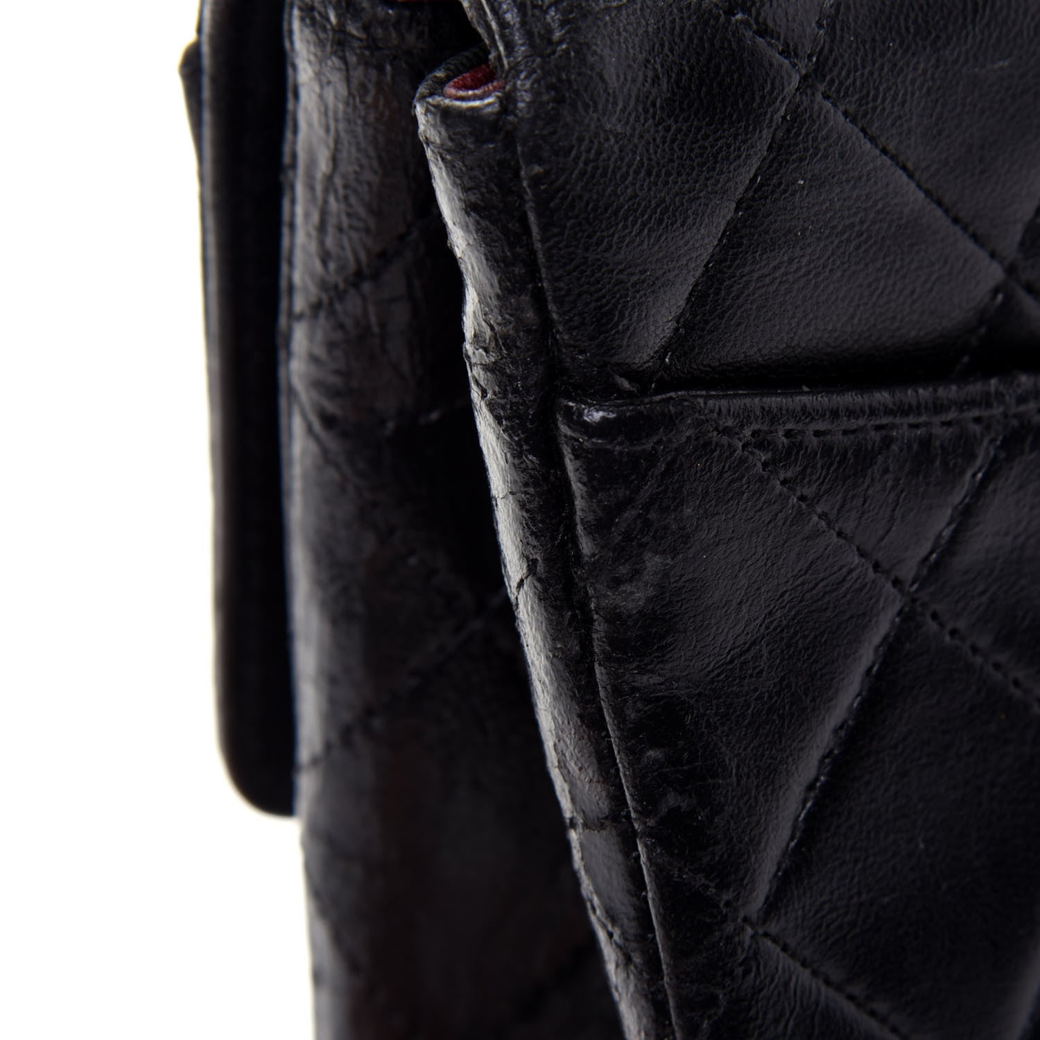 Chanel Lambskin Quilted Medium Single Flap Black 21 of 24
