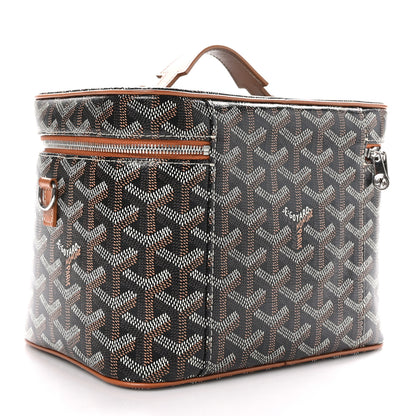 Goyard Goyardine Muse Vanity Case Black Gold 3 of 12