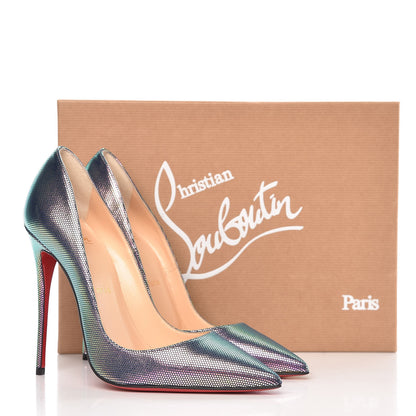 Christian Louboutin Tissu Scarabe So Kate 120 Pumps 37.5 Digitale 8 of 8