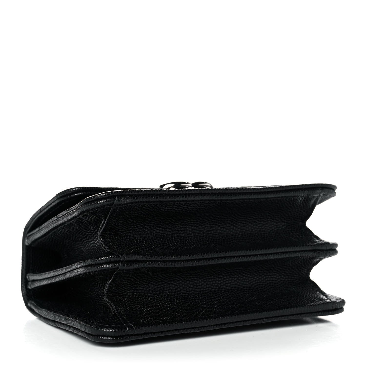 Chanel Caviar Quilted Pick Me Up Clutch With Chain Black 4 of 14