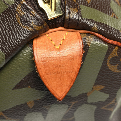 Louis Vuitton Graffiti Keepall 50 Kaki 5 of 9