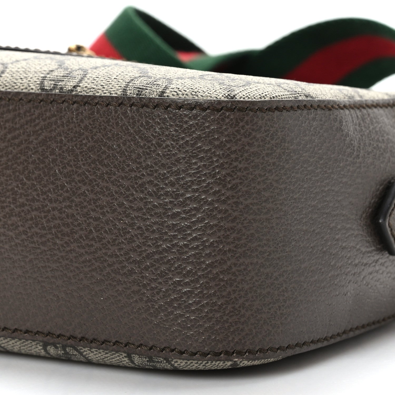 Gucci GG Supreme Monogram Web Neo Vintage Shoulder Bag Beige New Acero Crop 9 of 9