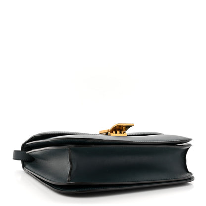 Celine Box Calfskin Medium Classic Box Flap Bag Dark Green 4 of 18