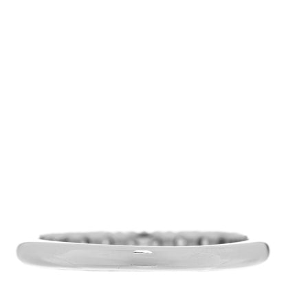 Tiffany Platinum Diamond .27ct 2.2mm Half Circle Forever Band Ring 49 4.75 3 of 4