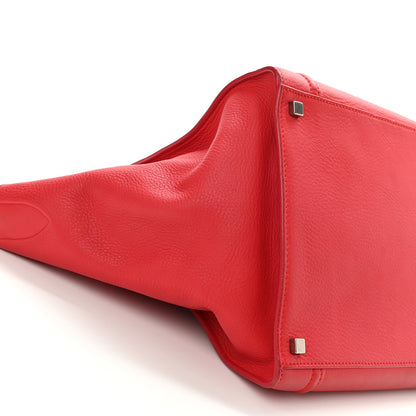 Celine Supple Calfskin Medium Phantom Luggage Coquelicot 8 of 12