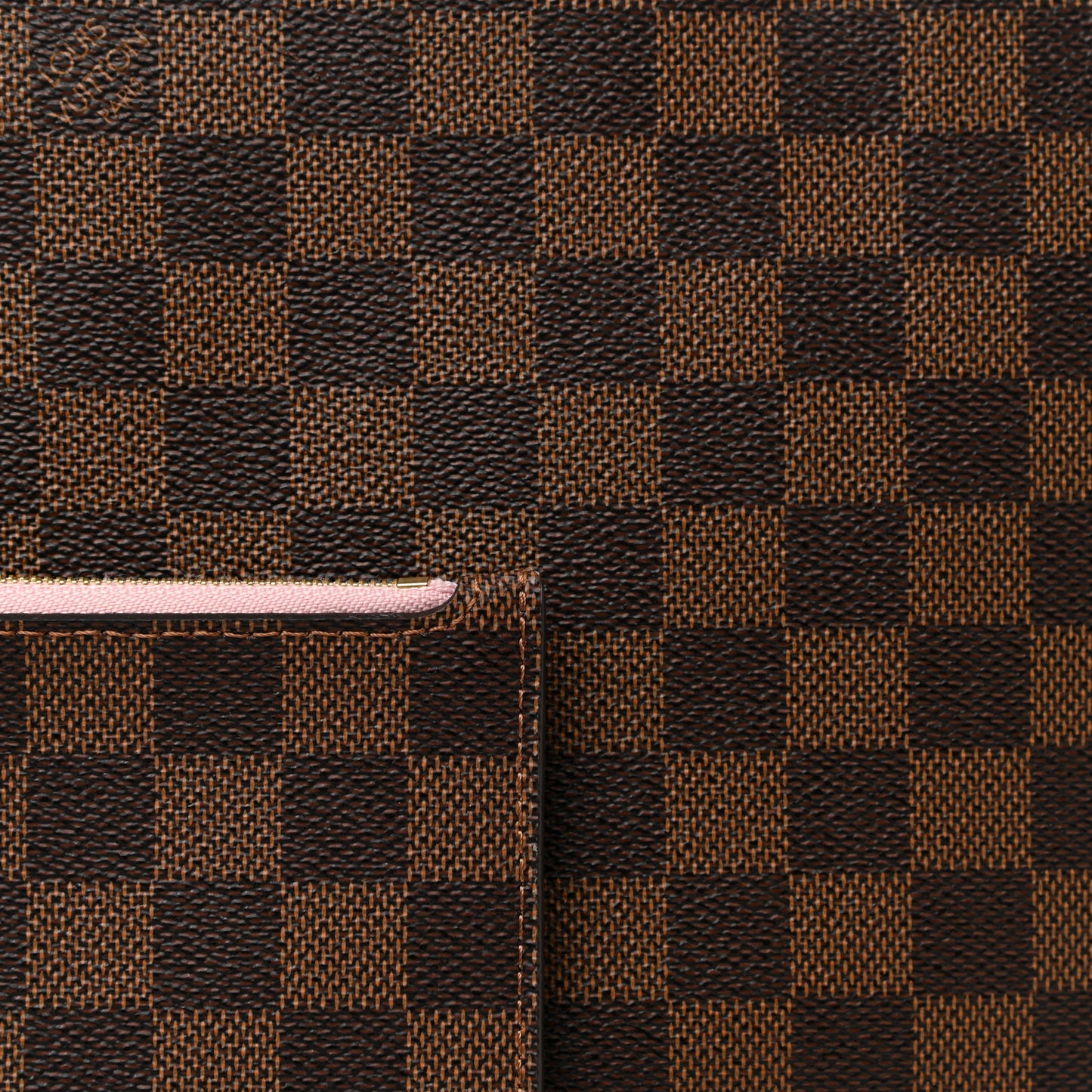 Damier Ebene Neo Neverfull MM Rose Ballerine