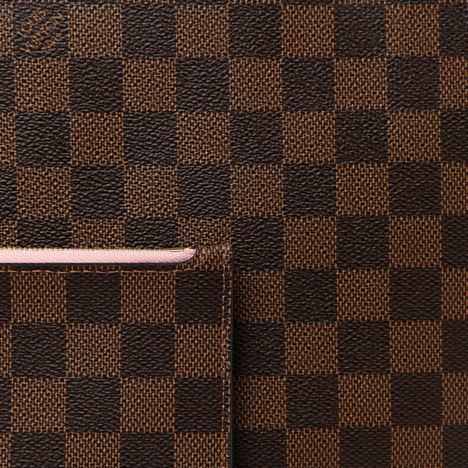Louis Vuitton Damier Ebene Neo Neverfull MM Rose Ballerine 8 of 15
