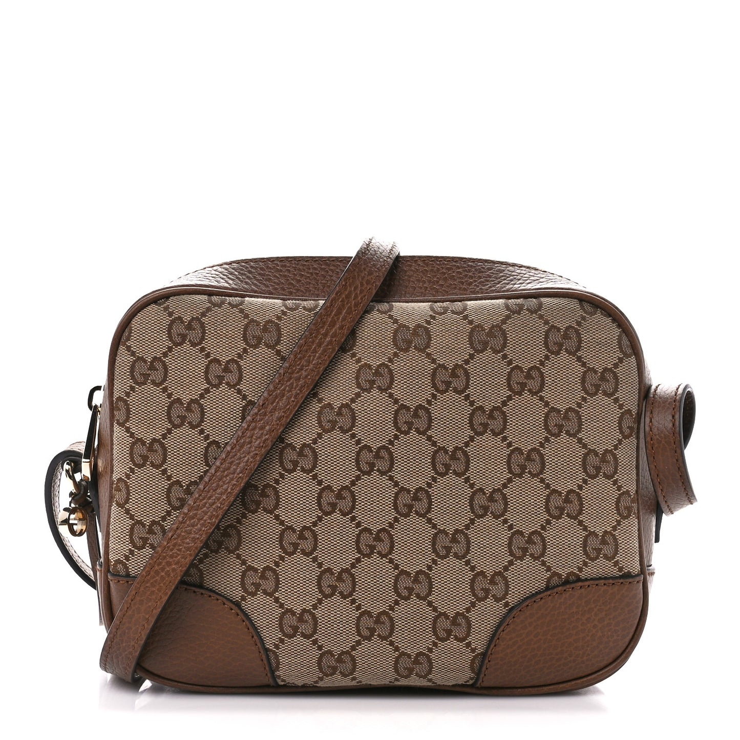 Monogram Mini Bree Messenger Bag Beige Tabacco