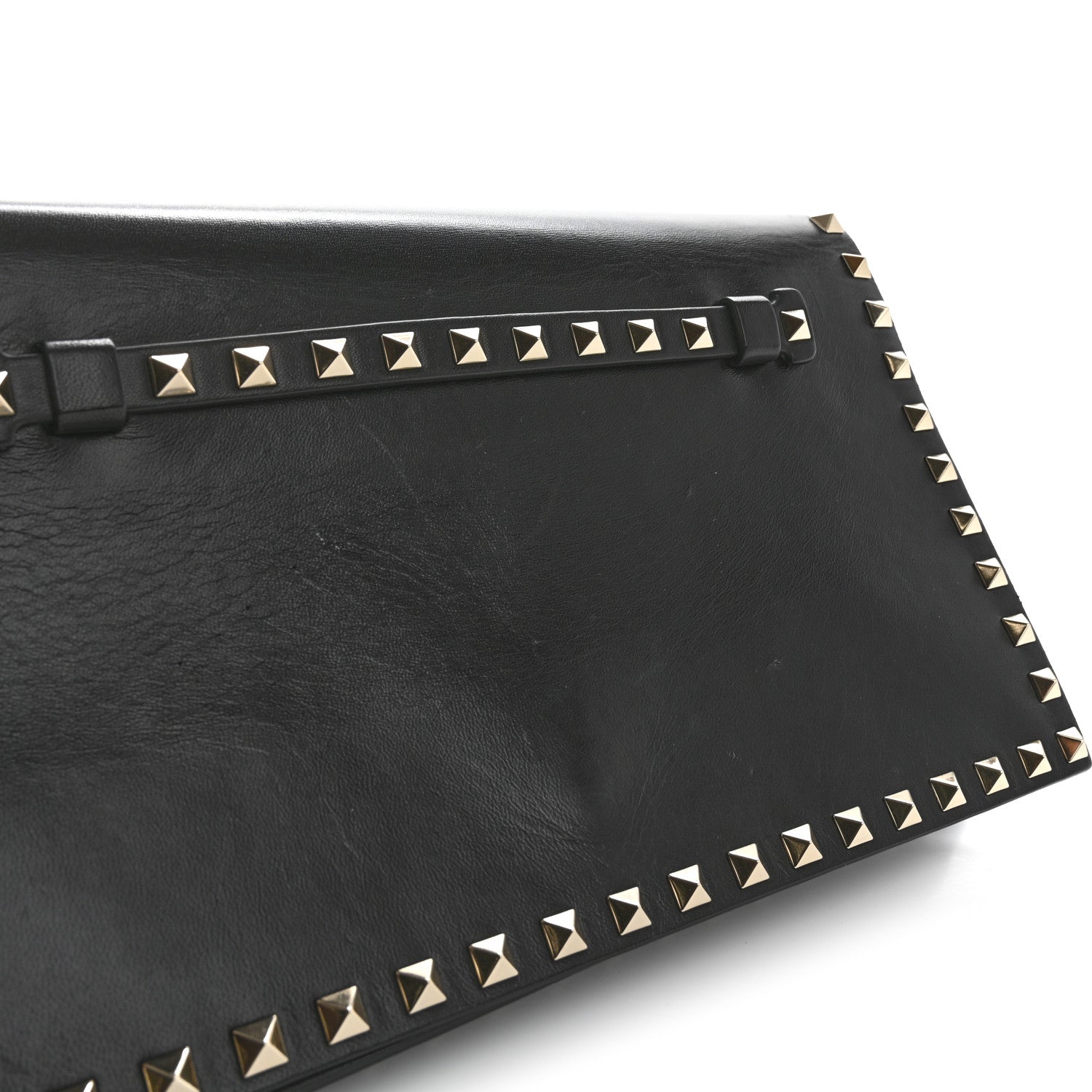 Valentino Garavani Nappa Rockstud Wristlet Clutch Black 10 of 13