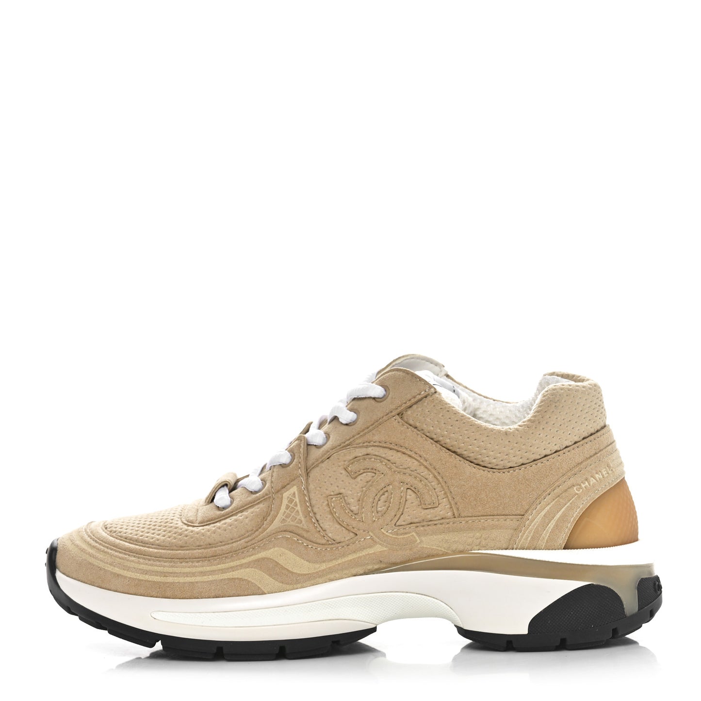Fabric CC Womens Sneakers 36.5 Light Beige