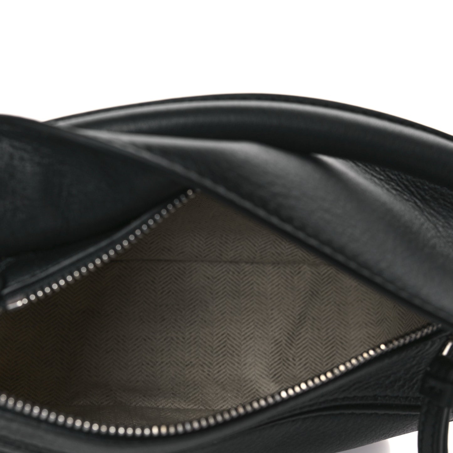 Calfskin Mini Puzzle Bag Black