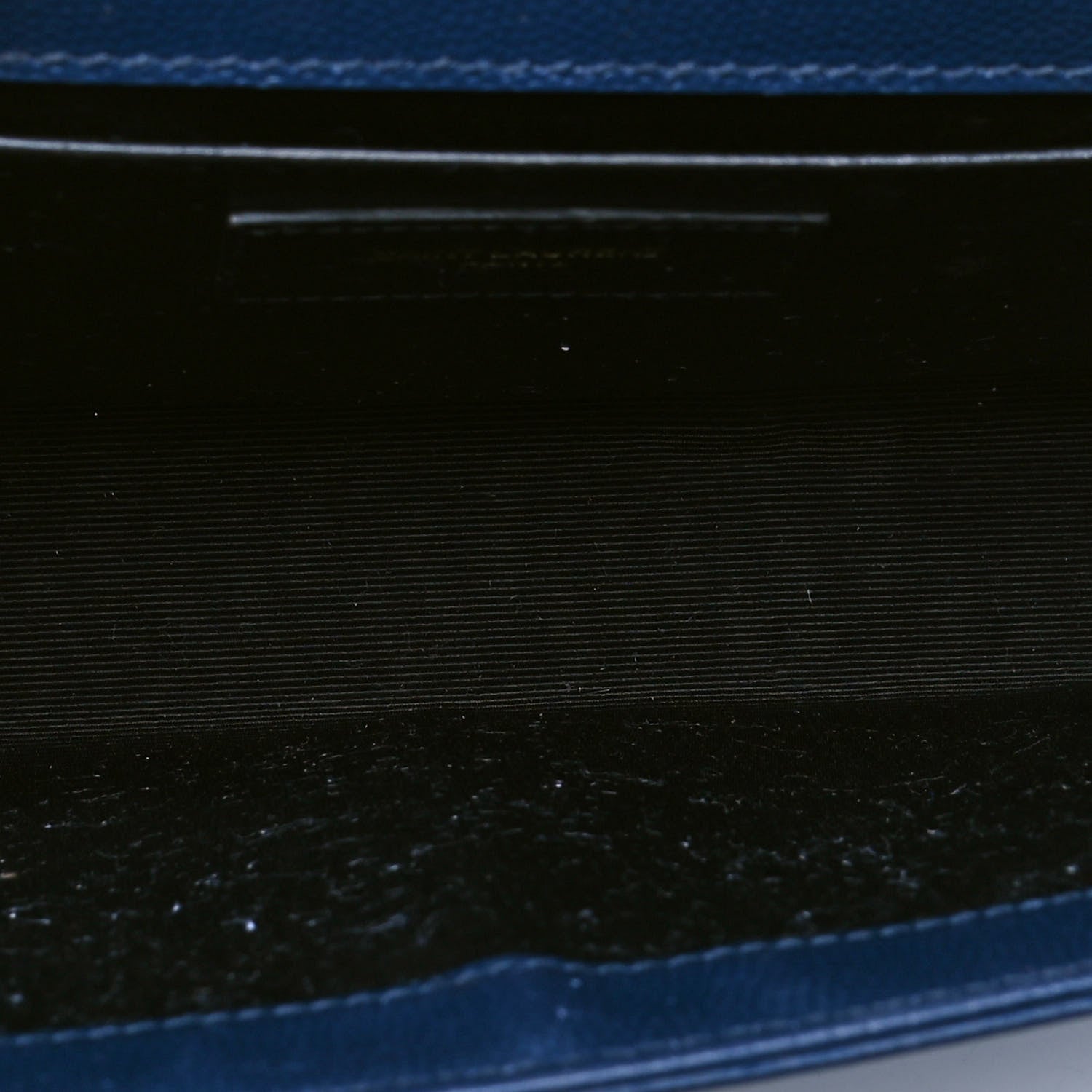 Saint Laurent Grain De Poudre Medium Classic Monogram Kate Satchel Denim Blue 4 of 7