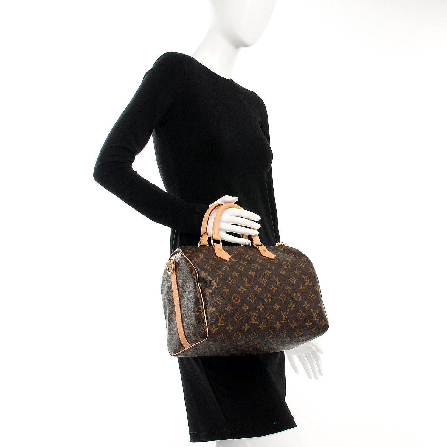 Louis Vuitton Monogram Speedy Bandouliere 30 2 of 17