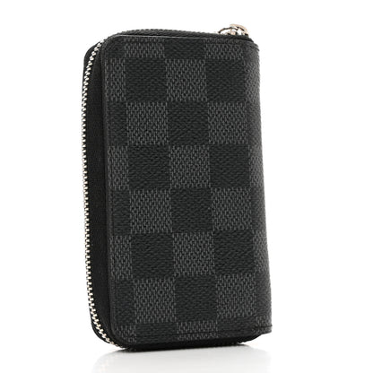 Louis Vuitton Damier Graphite Zippy Coin Purse Vertical 3 of 7