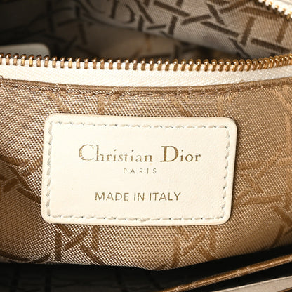 Christian Dior Lambskin Cannage Small Lady Dior White 6 of 10