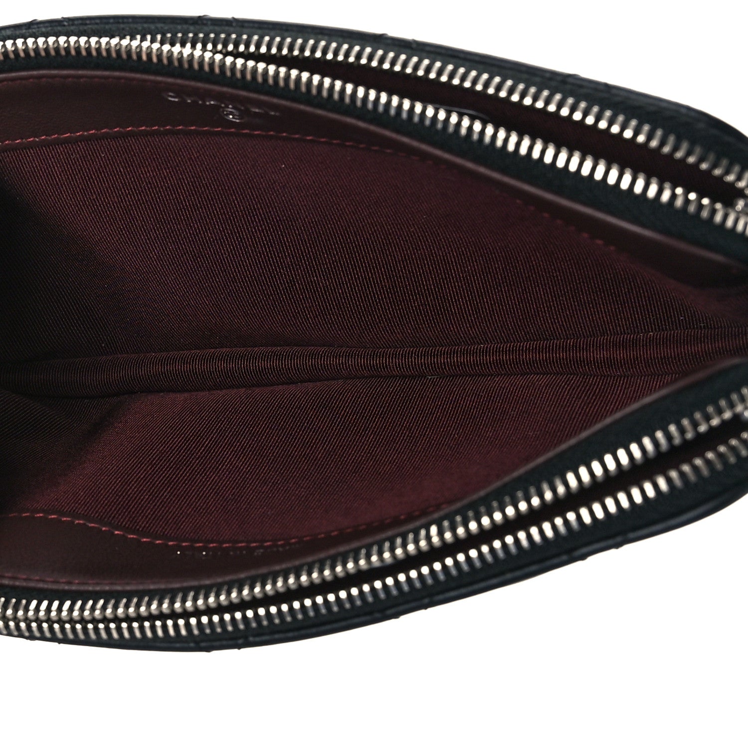 Chanel Lambskin Quilted Small Clutch With Chain Black 5 of 11