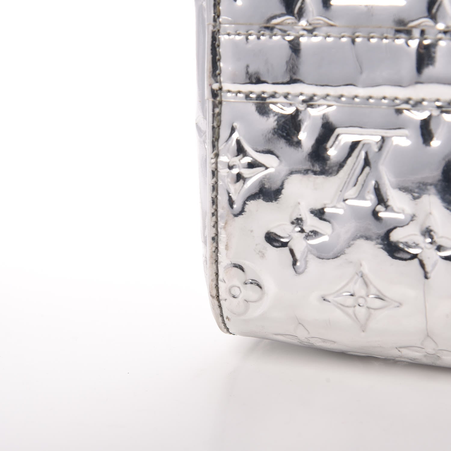 Louis Vuitton Monogram Miroir Speedy 35 Silver 14 of 20