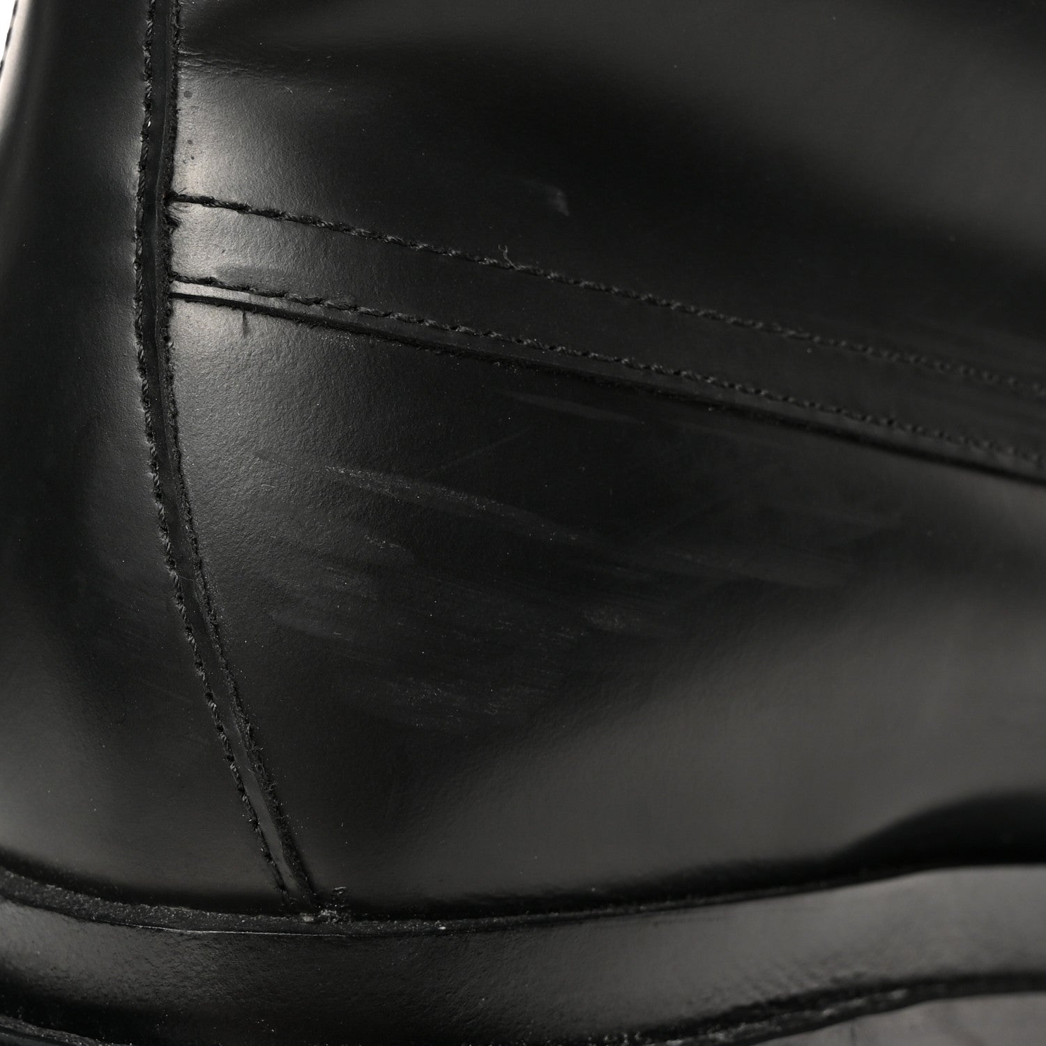 Hermes Glossed Calfskin Funk Ankle Boots 36 Black 12 of 15