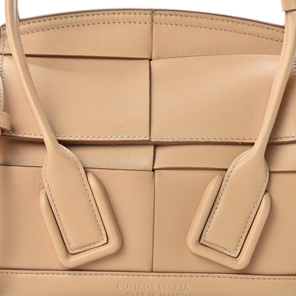 Bottega Veneta French Calfskin Maxi Intrecciato Mini Arco Nude 7 of 9