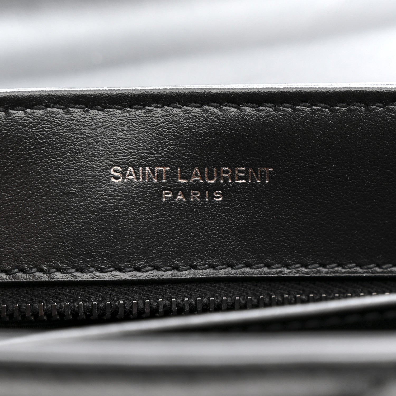 Saint Laurent Calfskin Y Quilted Monogram Monochrome Toy Loulou Crossbody Bag Black 6 of 12