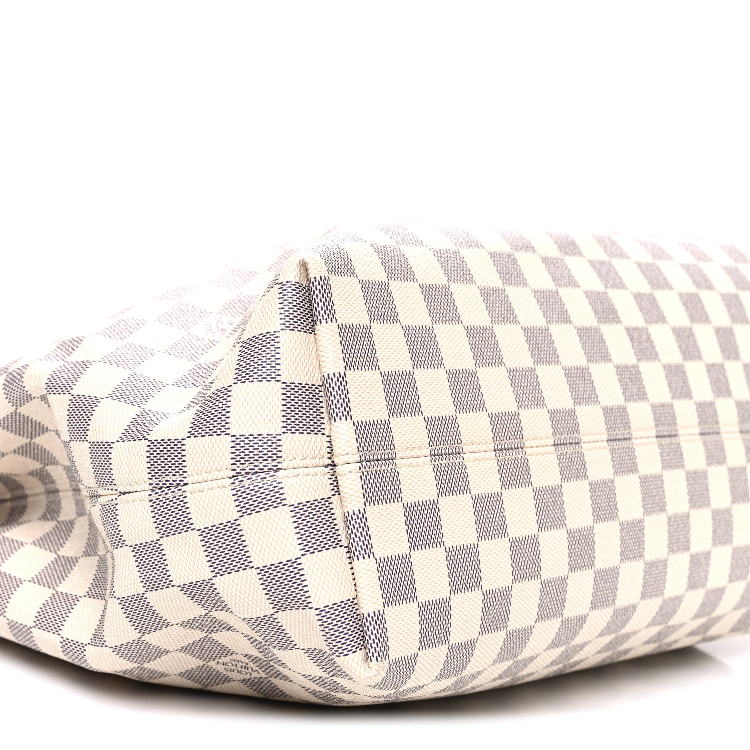 Louis Vuitton Damier Azur Graceful MM Rose Ballerine 9 of 10