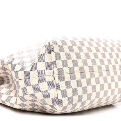 Louis Vuitton Damier Azur Graceful MM Rose Ballerine 9 of 10