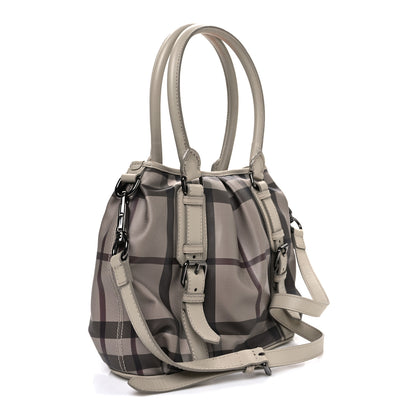 Burberry Smoked Check Small Northfield Tote Trench 3 of 15