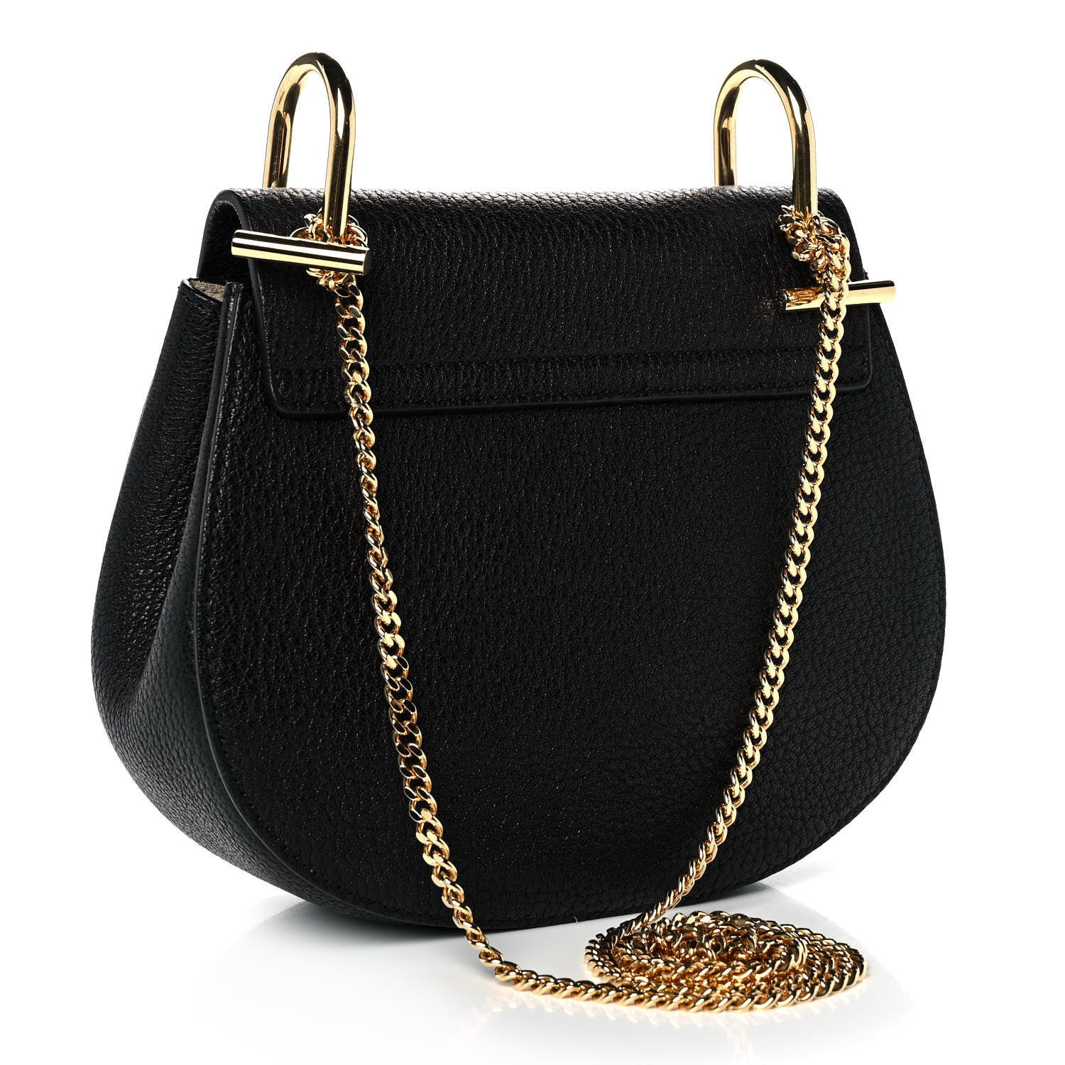 Chloe Grained Lambskin Mini Drew Shoulder Bag Black 2 of 8
