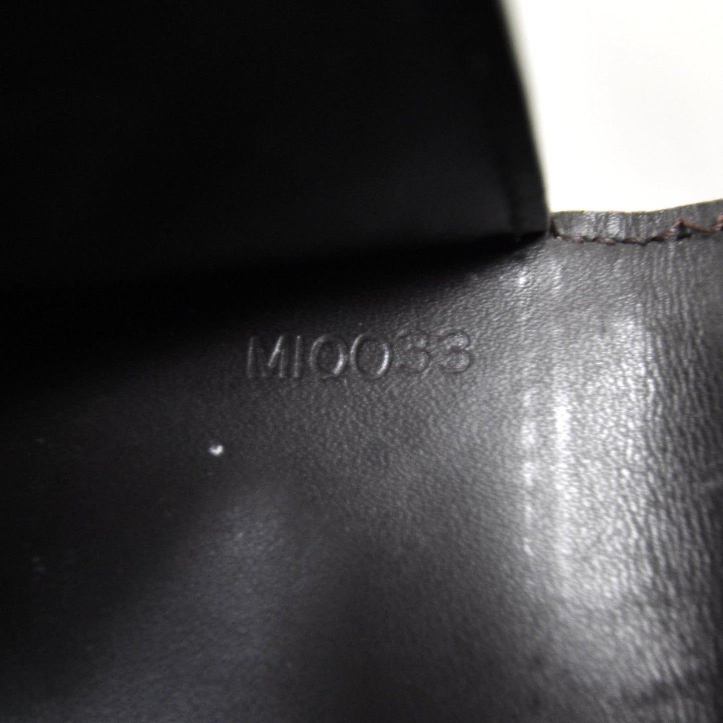 Monogram Glace Compact Wallet Cafe Brown