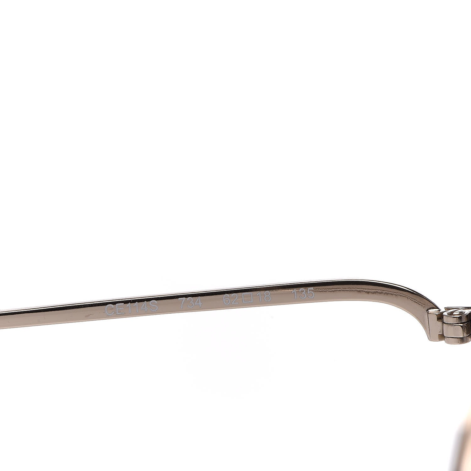 Chloe Oversized Round Carlina Oversized Round Sunglasses CE114ST Gold 6 of 9