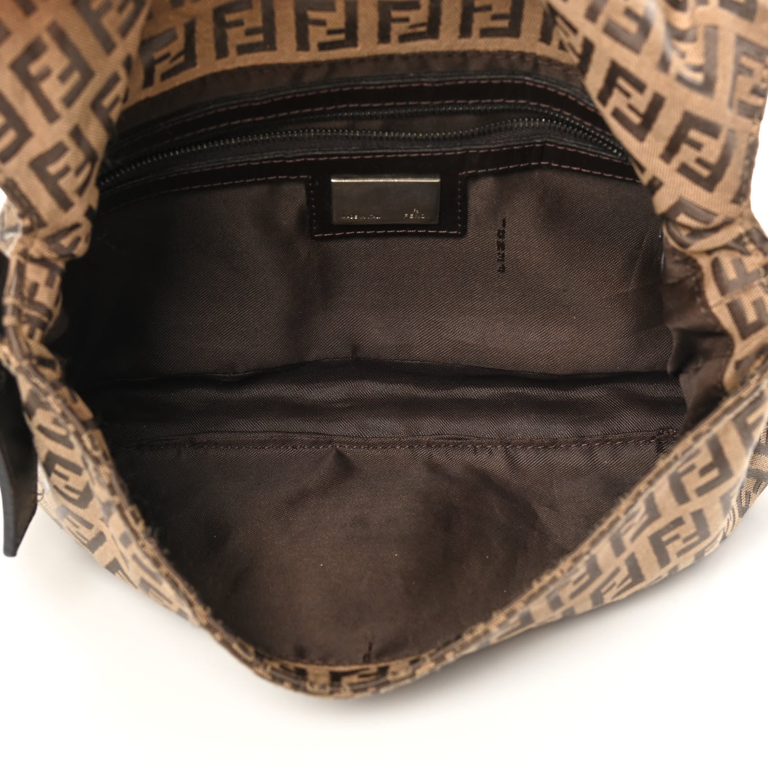 Fendi Zucchino Mini Mama Baguette Tobacco 5 of 14
